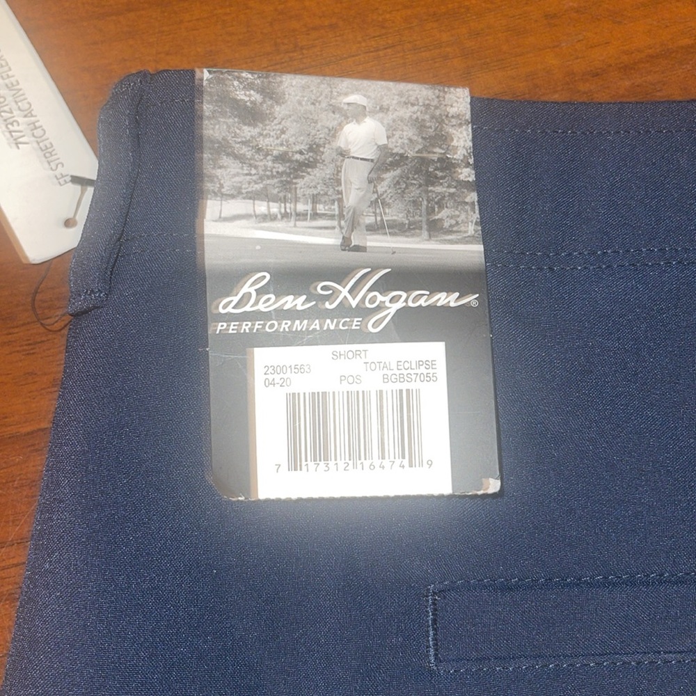 Ben Hogan Performance Stretch Active Flex Shorts. NWT. Size 46. Navy blue - Picture 5 of 7